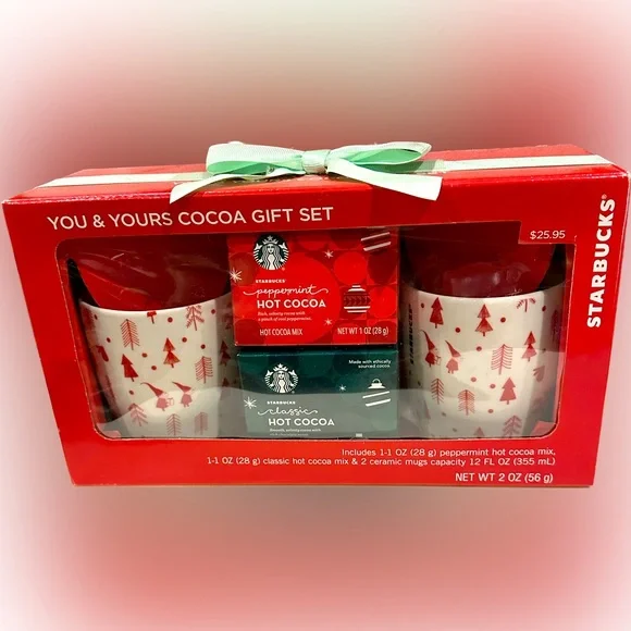 Starbucks | Kitchen | 29 Starbucks Coffee Cocoa Mug Cup Holiday Gift Set  Collectible Java Christmas | Poshmark
